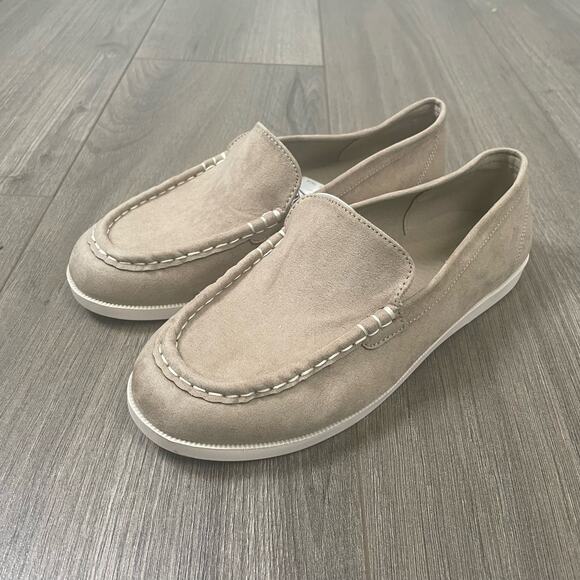 J Crew Sueded Slip On Casual Loafers US Boy's 5 New - Picture 3 of 9